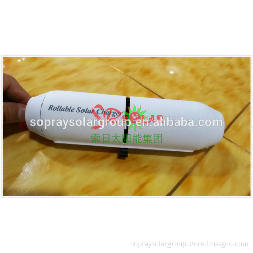 Round Solar Panel Torch With Led Lights and SOS Lights